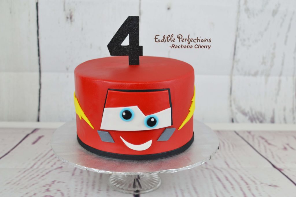 Lightning Mcqueen Cake - Edible Perfections