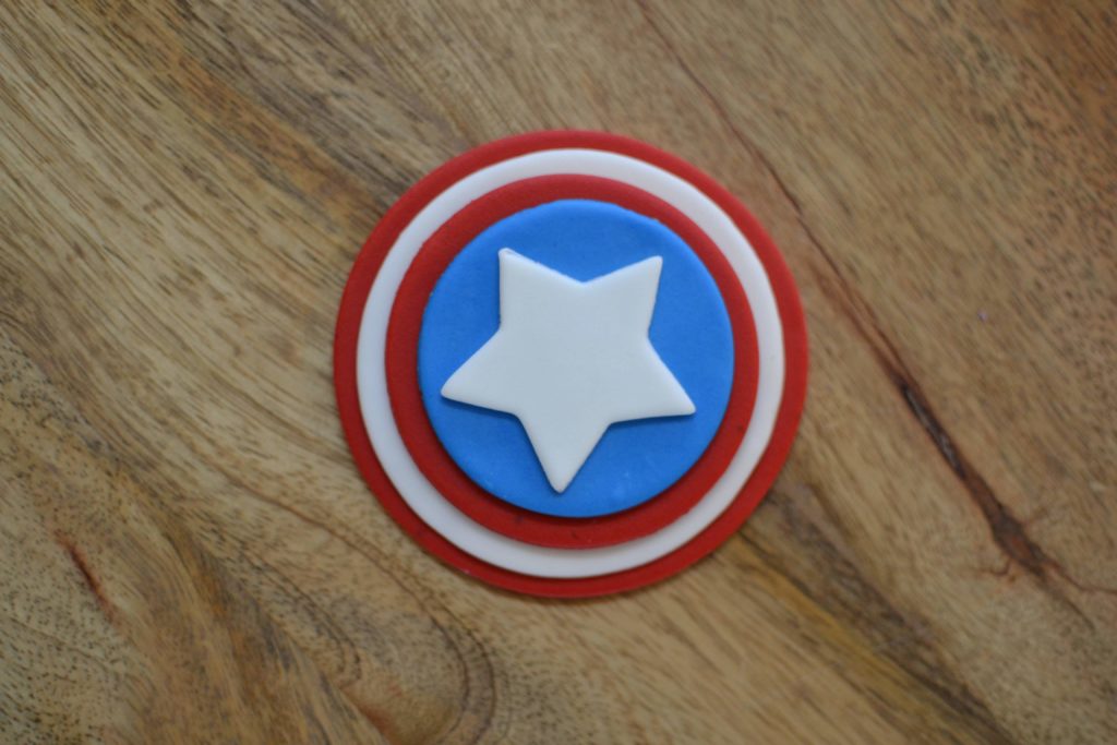 Captain America Cake Topper - Edible Perfections