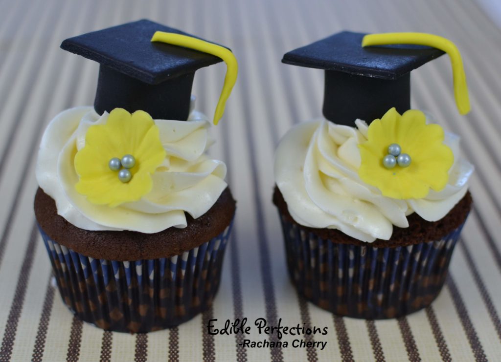 Graduation Cupcake toppers - Edible Perfections