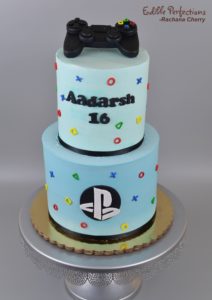 PS4 Theme Cake – Edible Perfections