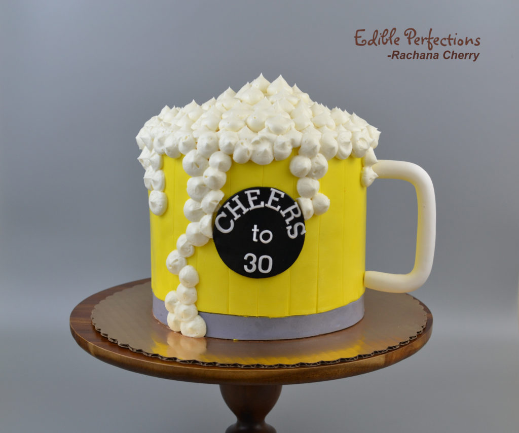 Beer Mug Cake - Edible Perfections