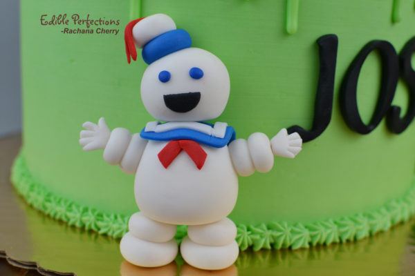 Decorating a Cake with Ghostbusters Edible Cake Images - Edible