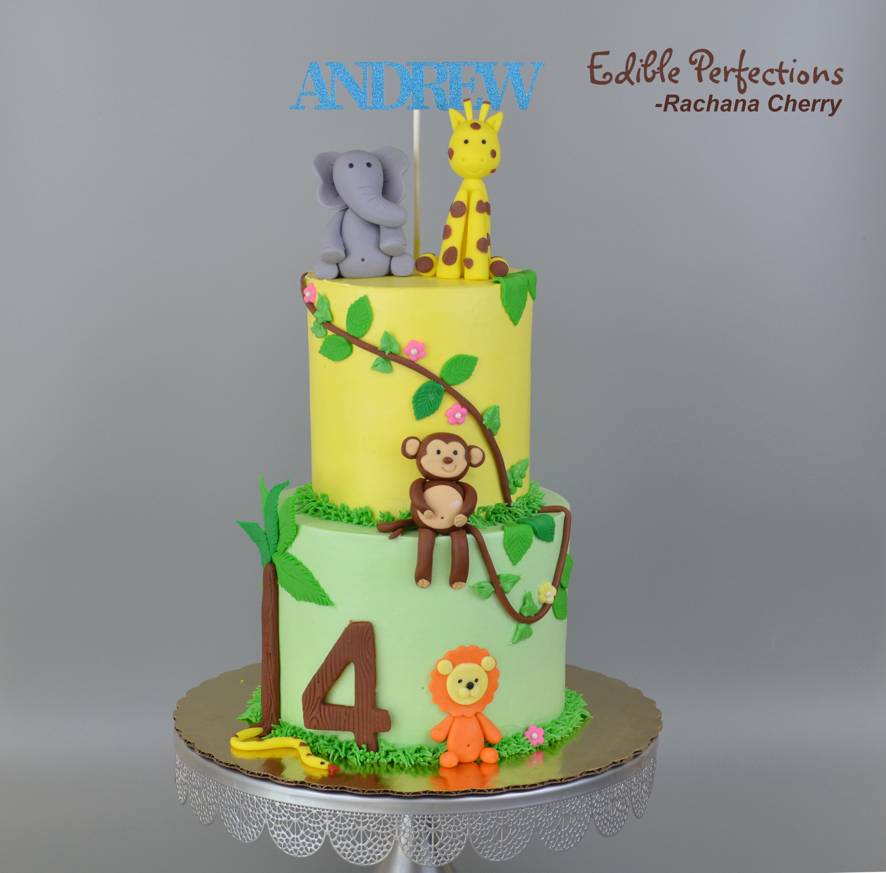 Jungle themed cake BS003 – Circo's Pastry Shop