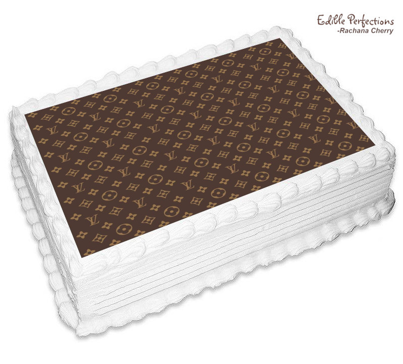 Louis Vuitton LV4 Edible Cake Toppers – Cakecery
