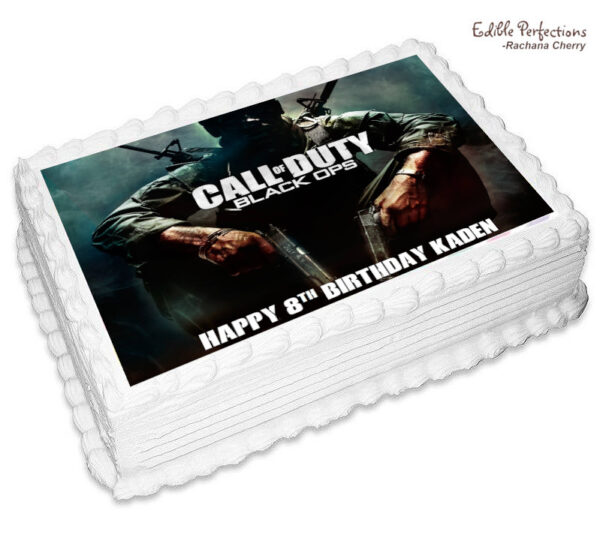 Call of Duty Ops 3 - Edible Cake Topper or Cupcake Toppers – Edible Prints  On Cake (EPoC)