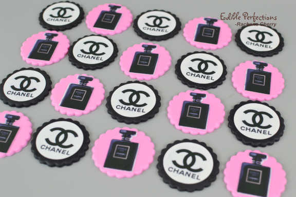 topyoursweets on X: Back at it.. edible cupcake toppers for special  cupcakes #birthdaywishes #CHANEL #LV @topyoursweets.com All Edible.   / X