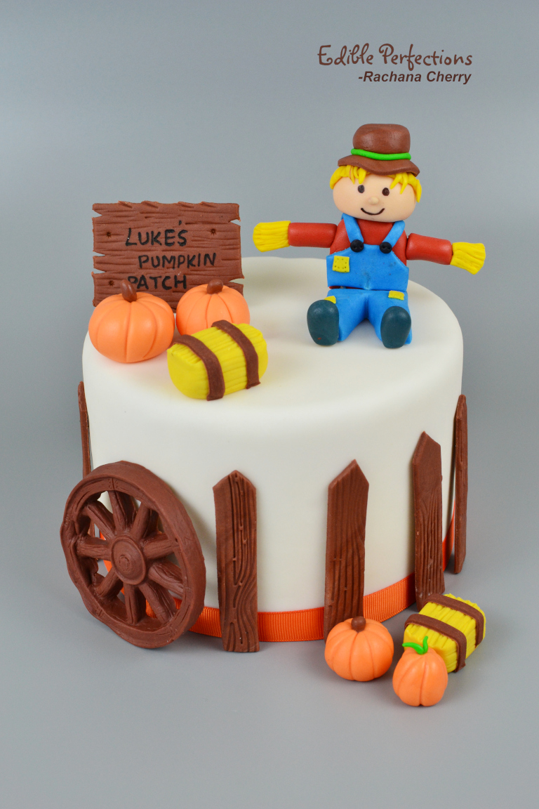 Pumpkin Baby Shower Cake Topper - Edible Perfections