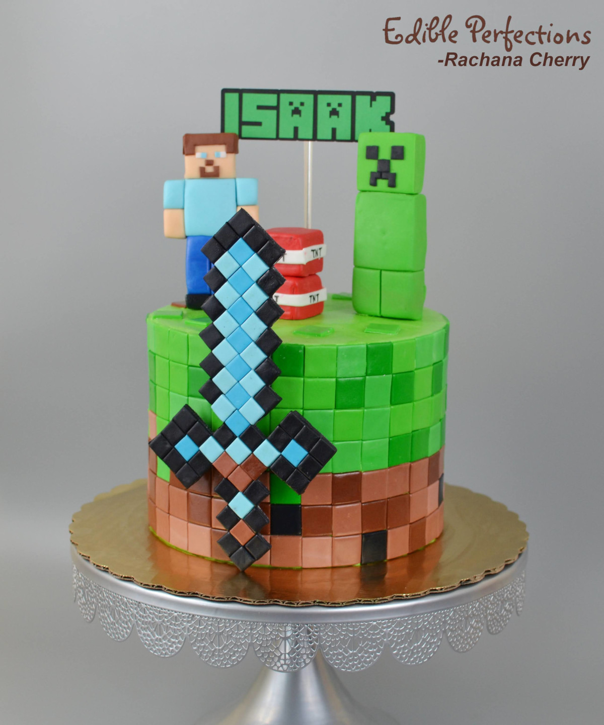Minecraft World Cake – Crave by Leena
