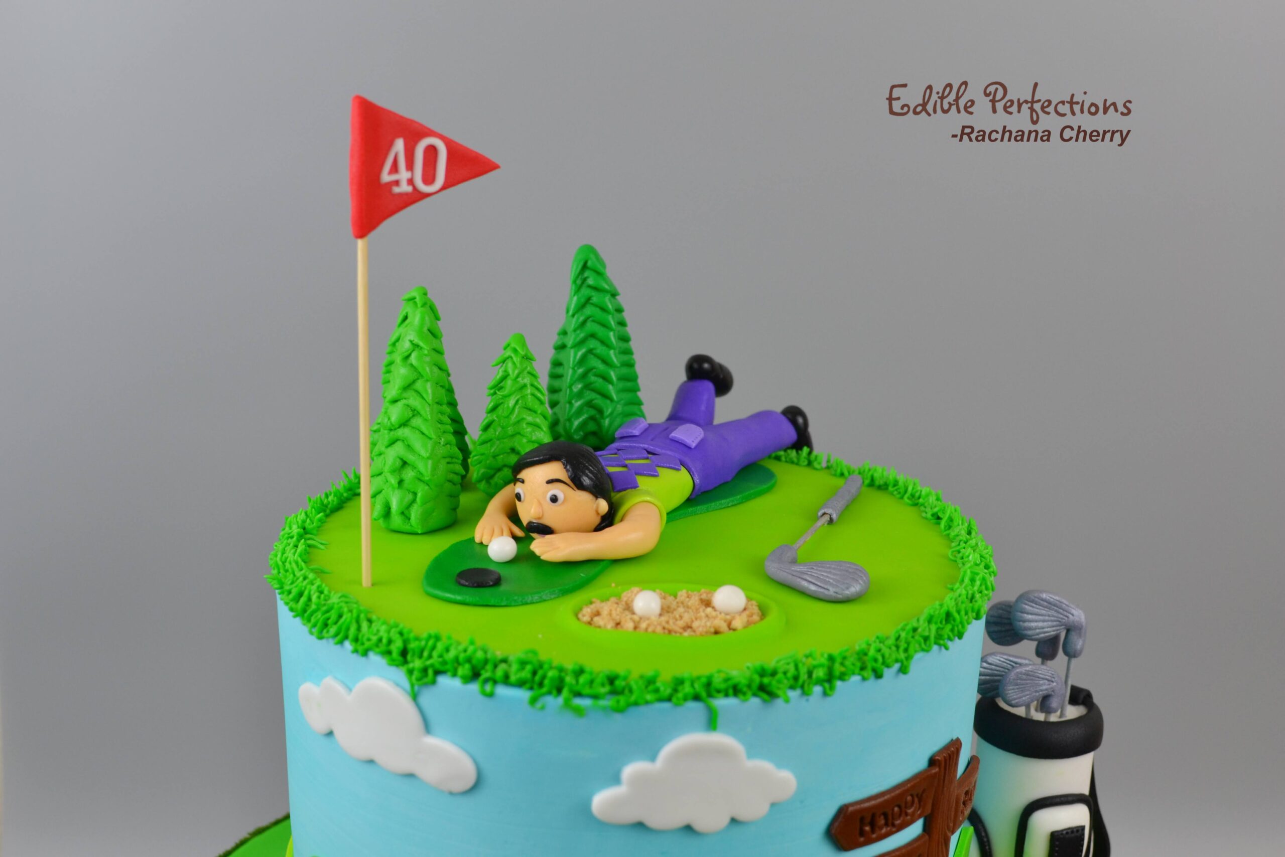 Father's Day Golf Cake – With Sprinkles on Top